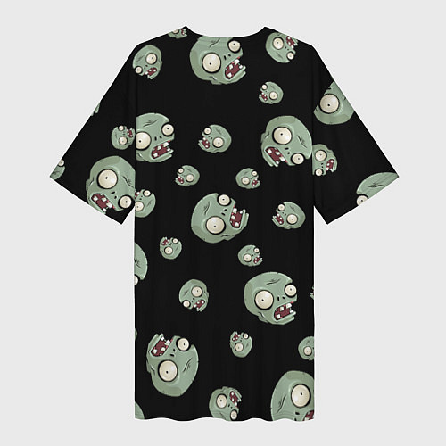 Женская длинная футболка Перчик из игры растения против зомби / 3D-принт – фото 2