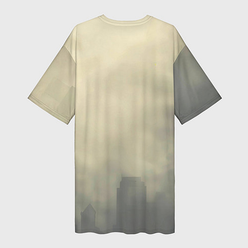 Женская длинная футболка Человек паук в прыжке / 3D-принт – фото 2