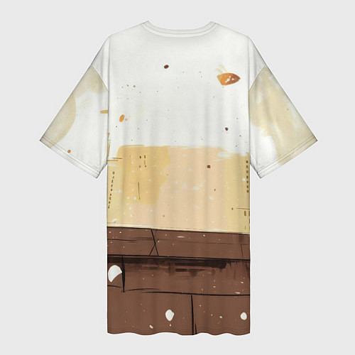 Женская длинная футболка Мини человек-паук / 3D-принт – фото 2