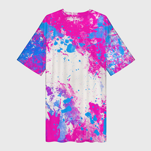 Женская длинная футболка Мартышка Джинкс - Arcane / 3D-принт – фото 2