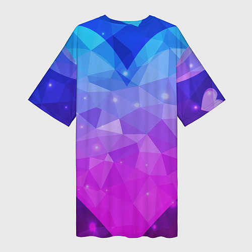 Женская длинная футболка Кактус в виде инопланетянина / 3D-принт – фото 2