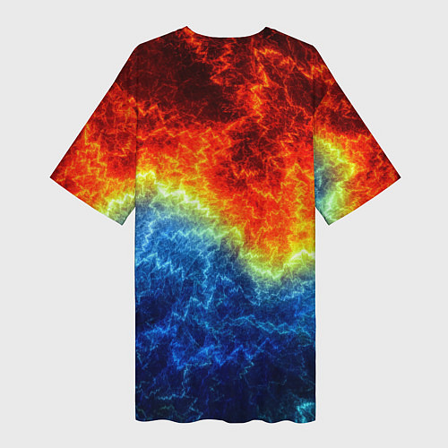 Женская длинная футболка Сектор газа Юрий Хой / 3D-принт – фото 2