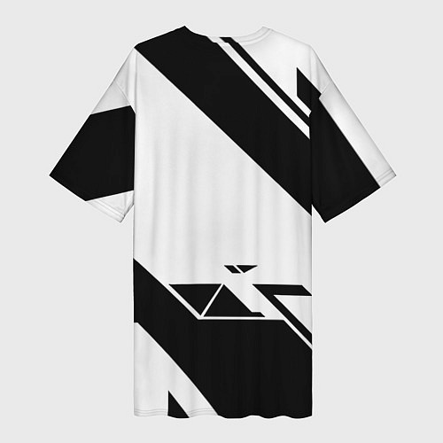 Женская длинная футболка Farcry6 геометрия полосы / 3D-принт – фото 2