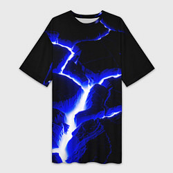 Женская длинная футболка The rift