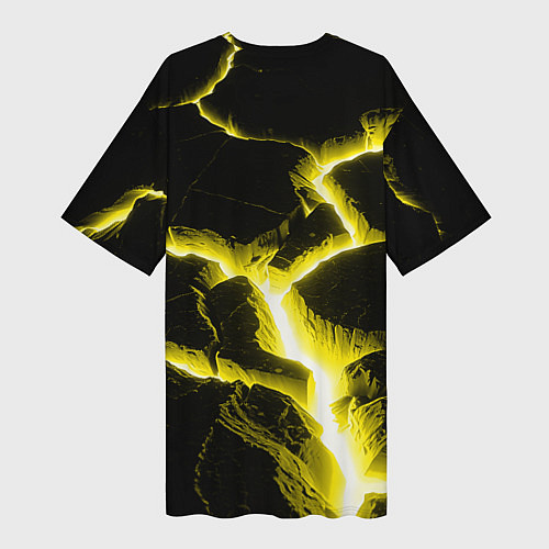 Женская длинная футболка The rift / 3D-принт – фото 2