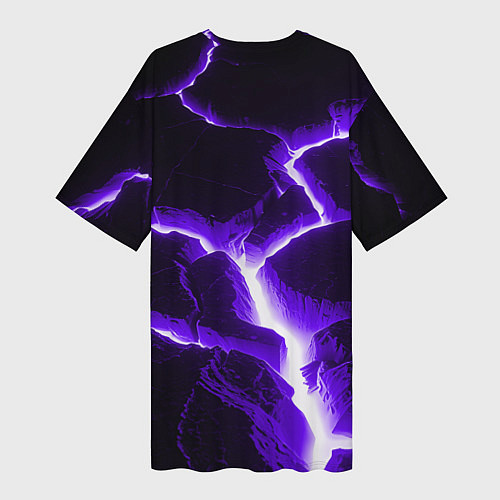 Женская длинная футболка The rift / 3D-принт – фото 2