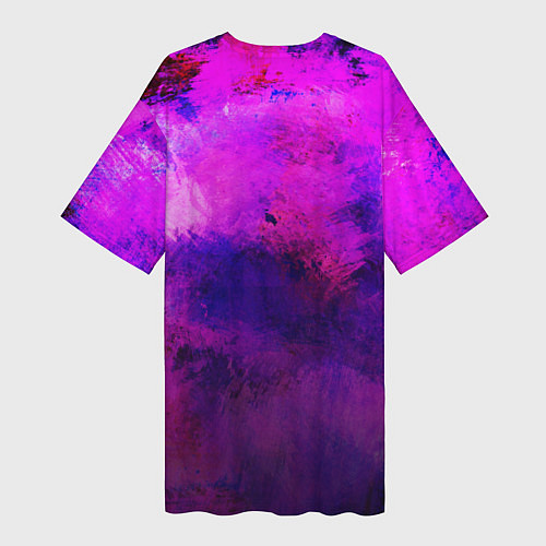 Женская длинная футболка Космонавт красочный / 3D-принт – фото 2