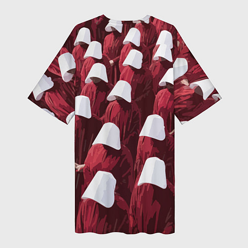 Женская длинная футболка Рассказ служанки паттерн / 3D-принт – фото 2