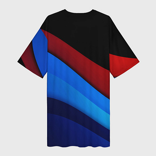 Женская длинная футболка Multicoloured / 3D-принт – фото 2