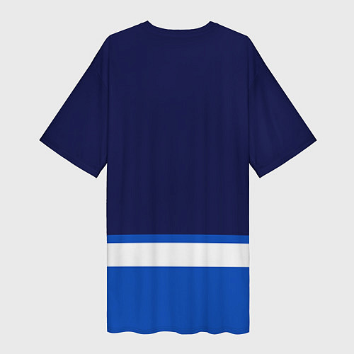 Женская длинная футболка Виннипег Джетс хоккей / 3D-принт – фото 2