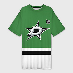 Женская длинная футболка Даллас Старз хоккей