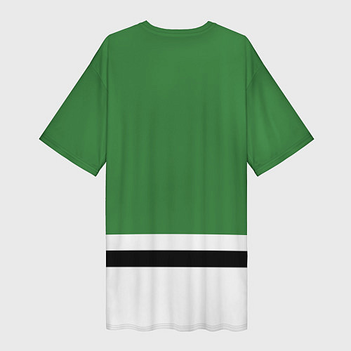 Женская длинная футболка Даллас Старз хоккей / 3D-принт – фото 2