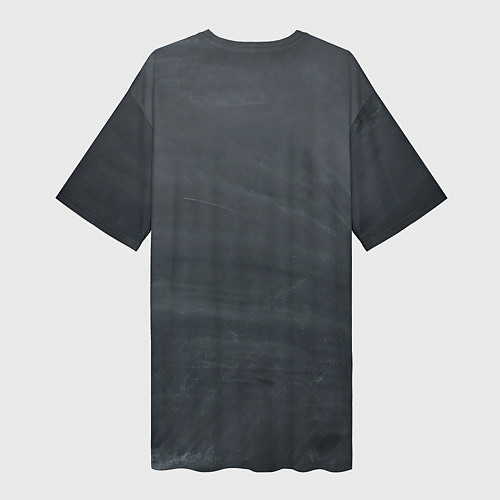 Женская длинная футболка ACDC старинный памятник группе / 3D-принт – фото 2