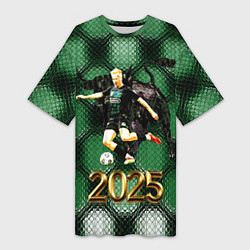 Женская длинная футболка ФК Краснодар чемпион РПЛ 2025