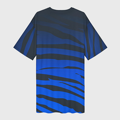 Женская длинная футболка Astro психоделика / 3D-принт – фото 2