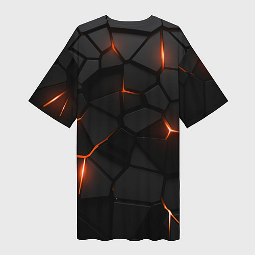 Женская длинная футболка Филадельфия Флайерз - НХЛ хоккей / 3D-принт – фото 2