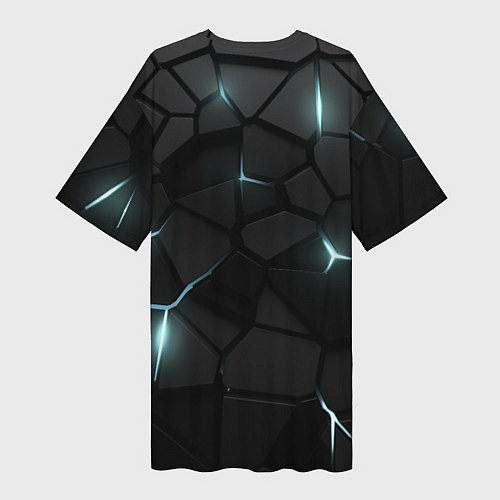 Женская длинная футболка Сиэтл Кракен - НХЛ хоккей / 3D-принт – фото 2