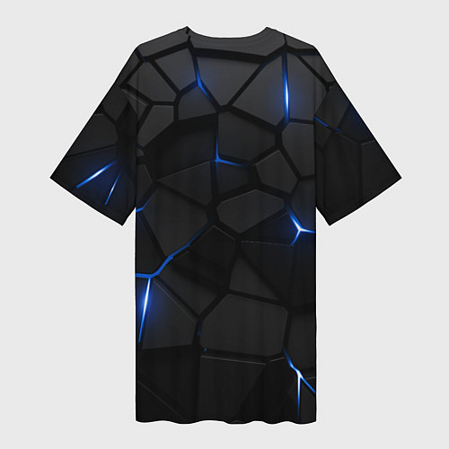 Женская длинная футболка Виннипег Джетс - НХЛ хоккей / 3D-принт – фото 2