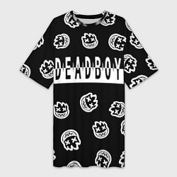 Женская длинная футболка Deadboy - Bones