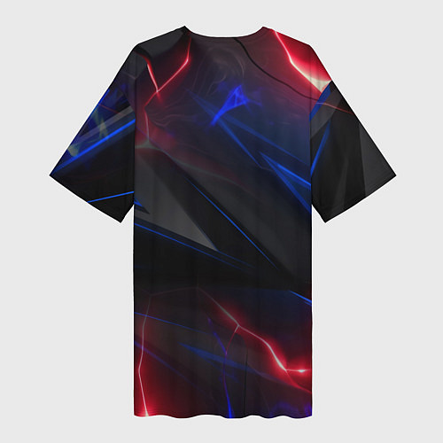 Женская длинная футболка Логотип Bones из земли / 3D-принт – фото 2