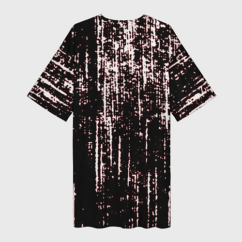 Женская длинная футболка Points / 3D-принт – фото 2