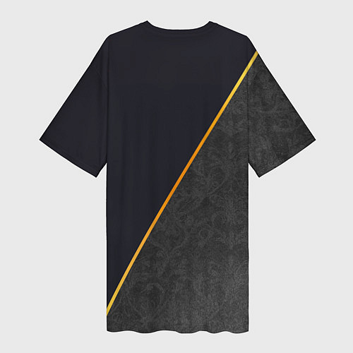 Женская длинная футболка Темный рыцарь в унынье / 3D-принт – фото 2