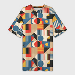 Женская длинная футболка Ритмы Баухауса