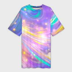 Женская длинная футболка Волшебный мистический космос