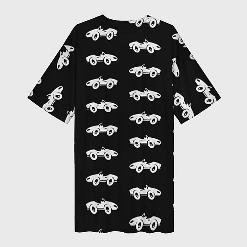 Женская длинная футболка Автомобили / 3D-принт – фото 2