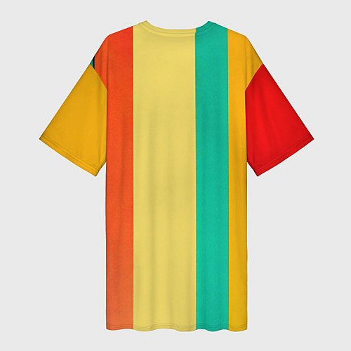 Женская длинная футболка Мужчина с пистолетом поп-арт / 3D-принт – фото 2