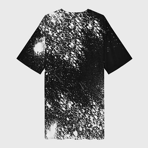 Женская длинная футболка Герб России / 3D-принт – фото 2