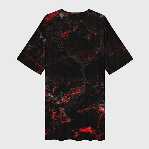 Женская длинная футболка Саратов город / 3D-принт – фото 2