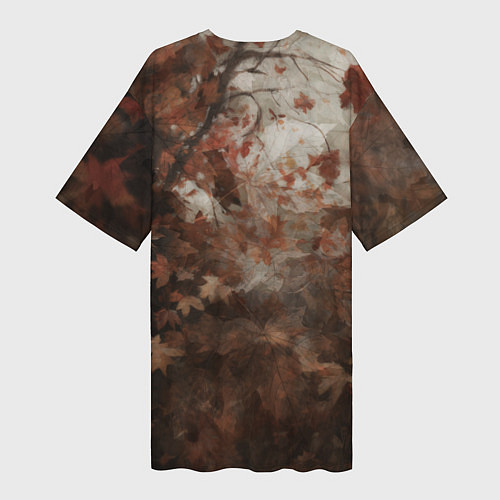 Женская длинная футболка Зайчишка в шарфе / 3D-принт – фото 2