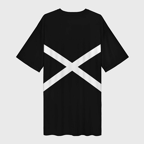 Женская длинная футболка Бавария Мюнхен полосы / 3D-принт – фото 2