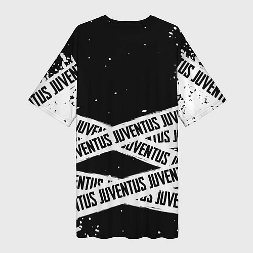 Женская длинная футболка Бавария Мюнхен x Ювентус / 3D-принт – фото 2