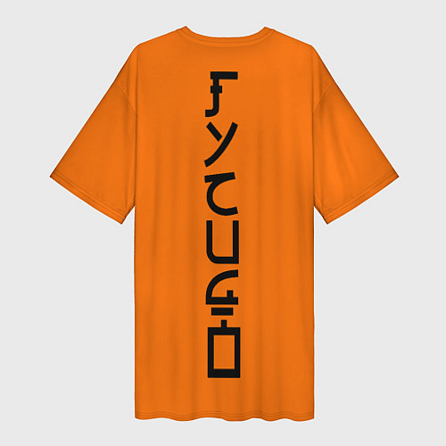 Женская длинная футболка Гусидо - путь гуся / 3D-принт – фото 2