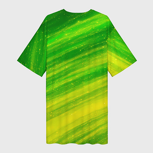 Женская длинная футболка Петух гитарист / 3D-принт – фото 2