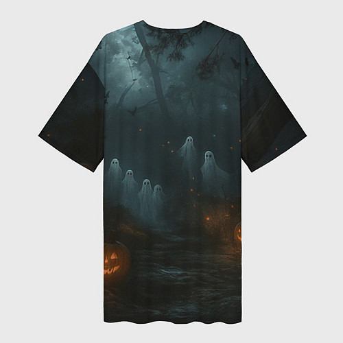 Женская длинная футболка Вампир Сон Джин-Ву - Поднятие уровня в одиночку ан / 3D-принт – фото 2