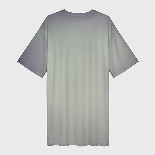 Женская длинная футболка Атакующий ястреб / 3D-принт – фото 2