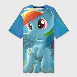 Женская длинная футболка My littlle pony