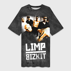 Футболка женская длинная Limp Bizkit: Rock in to you, цвет: 3D-принт