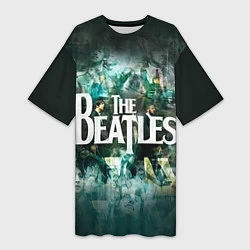 Женская длинная футболка The Beatles Stories