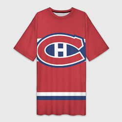 Женская длинная футболка Montreal Canadiens