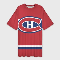 Женская длинная футболка Montreal Canadiens