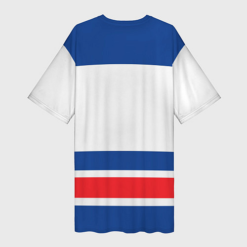 Женская длинная футболка New York Rangers / 3D-принт – фото 2