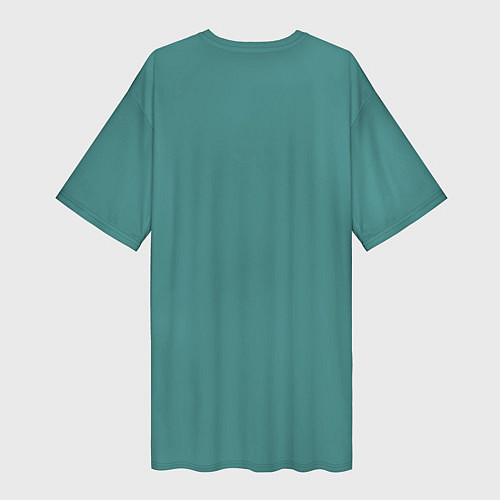 Женская длинная футболка Дэвид Боуи: тишина / 3D-принт – фото 2