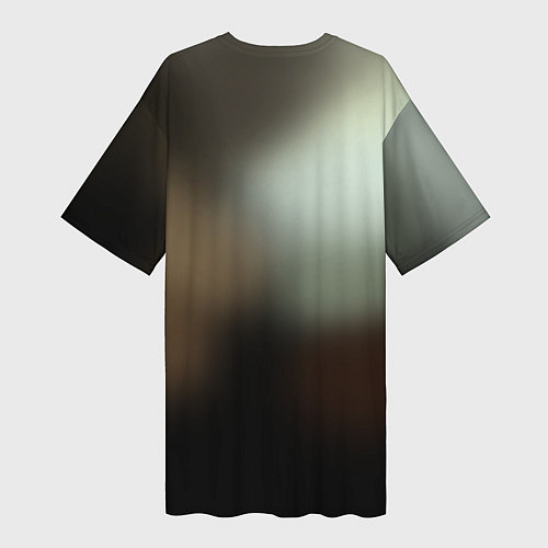 Женская длинная футболка Титан / 3D-принт – фото 2