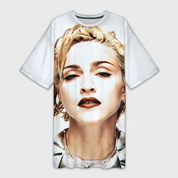 Женская длинная футболка Мадонна