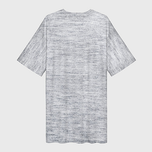 Женская длинная футболка Модная киска / 3D-принт – фото 2