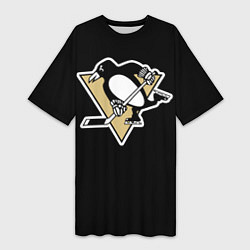 Женская длинная футболка Pittsburgh Penguins: Malkin
